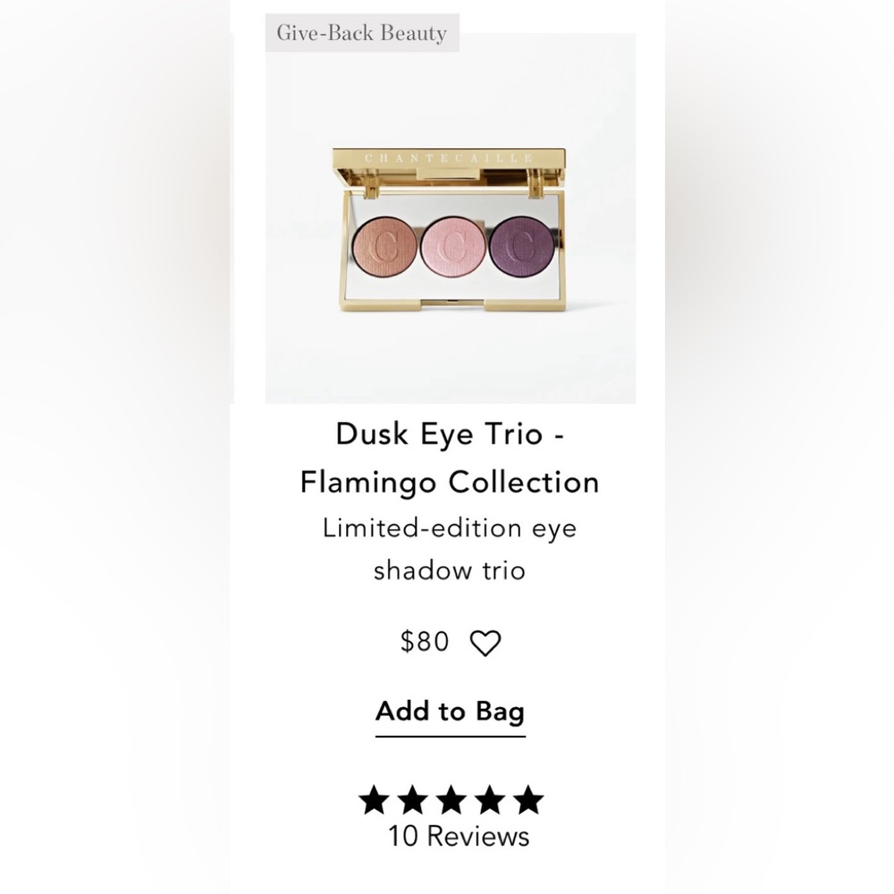Chantecaille Dusk Eye Trio - Flamingo Collection - Picture 5 of 8
